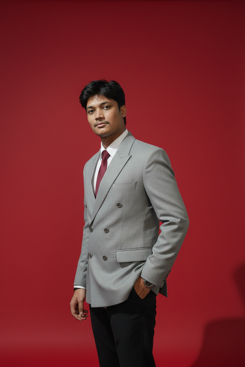 Professional working with data analysis and machine learning models